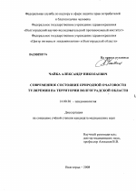 Современное состояние природной очаговости туляремии на территории Волгоградской области - диссертация, тема по медицине