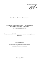 Морфофункциональные изменения половых органов крольчих при беременности - тема автореферата по ветеринарии