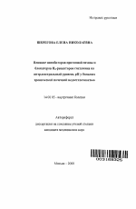 Влияние ингибиторов протонной помпы и блокаторов Н2-рецепторов гистамина на интрагастральный уровень рН у больных хронической почечной недостаточностью - тема автореферата по медицине