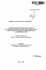 Клинико-морфологические аспекты послеоперационного ремоделирования левого желудочка у пациентов с ишемической кардиомиопатией - тема автореферата по медицине