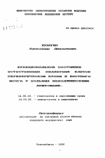 Функциональное состояние естественных киллерных клеток периферической крови и костного мозга у больных неходжкинскими лимфомами - тема автореферата по медицине