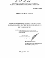 Молекулярно-биологические характеристики полевых изолятов и аттенуированных штаммов вируса бешенства - диссертация, тема по ветеринарии