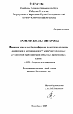 Изменение показателей пролиферации и апоптоза в условиях лимфопении и восстановления Т-клеточного пула после аутологичной трансплантации стволовых кроветворных клеток - диссертация, тема по медицине