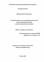 Состояние яичника после односторонней аднексэктомии и органосохраняющих операций у пациентов репродуктивного периода - диссертация, тема по медицине