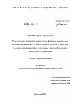 Сопоставление панкреато-дуоденальных факторов и параметров функционирования вегетативной нервной системы у больных хроническим панкреатитом, сочетанным с язвенной болезнью двенадцатиперстной кишки - диссертация, тема по медицине