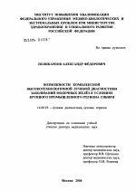 Возможности комплексной высокотехнологичной лучевой диагностики заболеваний молочных желез в условиях крупного промышленного региона Сибири - диссертация, тема по медицине