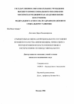 Сравнительная оценка функционального состояния яичников и качества жизни женщин, перенесших в репродуктивном возрасте миомэктомию и гистерэктомию по поводу миомы матки - диссертация, тема по медицине