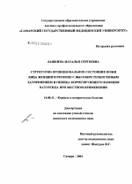 Структурно-функциональное состояние кожи женщин в регионе с высоким техногенным загрязнением и оценка корригирующего влияния натурсила при местном применении - диссертация, тема по медицине