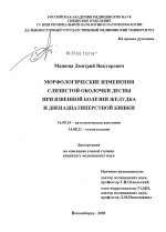 Морфологические изменения слизистой оболочки десны при язвенной болезни желудка и двенадцатиперстной кишки - диссертация, тема по медицине