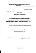 Медико-организационные подходы к управлению лечебно-диагностическим процессом в условиях информатизации ЛПУ - диссертация, тема по медицине