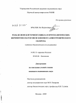 Роль белков клеточного цикла и протеолитических ферментов в патогенезе бокового амиотрофического склероза. - диссертация, тема по медицине