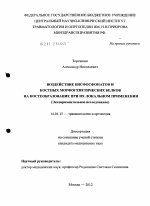 ВОЗДЕЙСТВИЕ БИСФОСФОНАТОВ И КОСТНЫХ МОРФОГЕНЕТИЧЕСКИХ БЕЛКОВ НА КОСТЕОБРАЗОВАНИЕ ПРИ ИХ ЛОКАЛЬНОМ ПРИМЕНЕНИИ (экспериментальное исследование) - диссертация, тема по медицине
